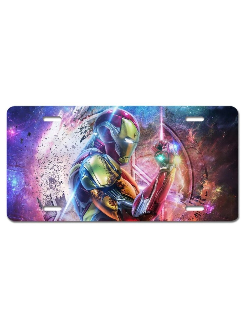 Iron Man Comic Inspired Art Anime Vehicle License Plate Car Auto Truck